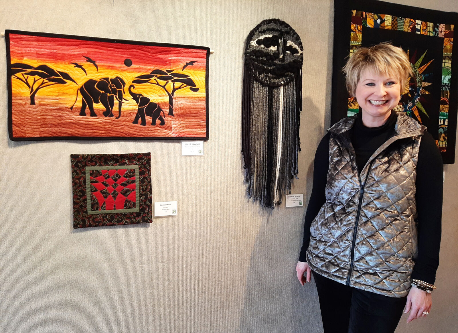 Lindi with Funtastic Fibers exhibit